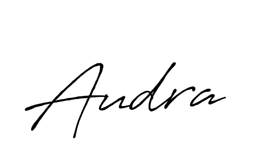 Design your own signature with our free online signature maker. With this signature software, you can create a handwritten (Antro_Vectra_Bolder) signature for name Audra. Audra signature style 7 images and pictures png