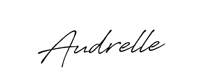 You should practise on your own different ways (Antro_Vectra_Bolder) to write your name (Audrelle) in signature. don't let someone else do it for you. Audrelle signature style 7 images and pictures png