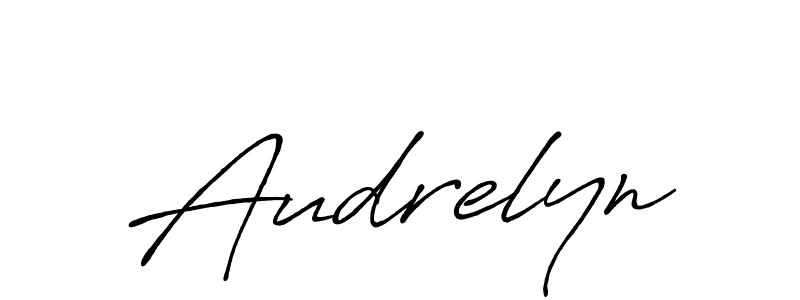 Also we have Audrelyn name is the best signature style. Create professional handwritten signature collection using Antro_Vectra_Bolder autograph style. Audrelyn signature style 7 images and pictures png