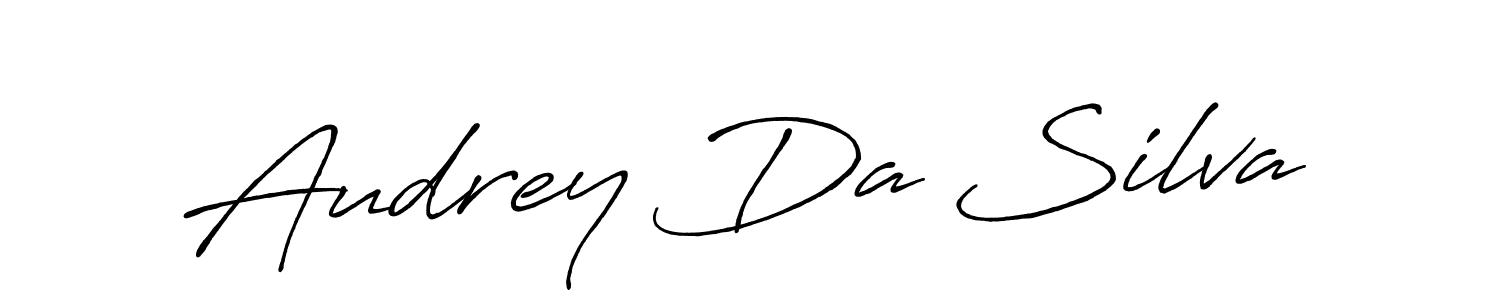 Design your own signature with our free online signature maker. With this signature software, you can create a handwritten (Antro_Vectra_Bolder) signature for name Audrey Da Silva. Audrey Da Silva signature style 7 images and pictures png