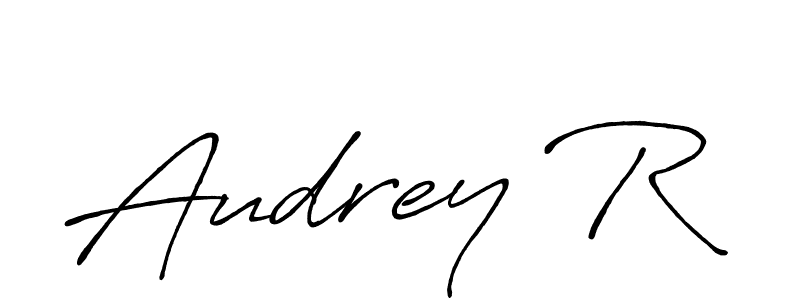 Best and Professional Signature Style for Audrey R. Antro_Vectra_Bolder Best Signature Style Collection. Audrey R signature style 7 images and pictures png