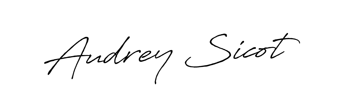 Here are the top 10 professional signature styles for the name Audrey Sicot. These are the best autograph styles you can use for your name. Audrey Sicot signature style 7 images and pictures png