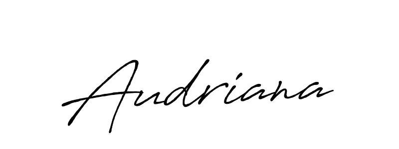How to make Audriana name signature. Use Antro_Vectra_Bolder style for creating short signs online. This is the latest handwritten sign. Audriana signature style 7 images and pictures png