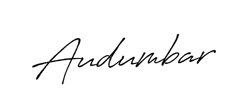 How to make Audumbar name signature. Use Antro_Vectra_Bolder style for creating short signs online. This is the latest handwritten sign. Audumbar signature style 7 images and pictures png
