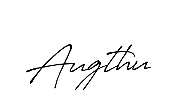 Augthu stylish signature style. Best Handwritten Sign (Antro_Vectra_Bolder) for my name. Handwritten Signature Collection Ideas for my name Augthu. Augthu signature style 7 images and pictures png