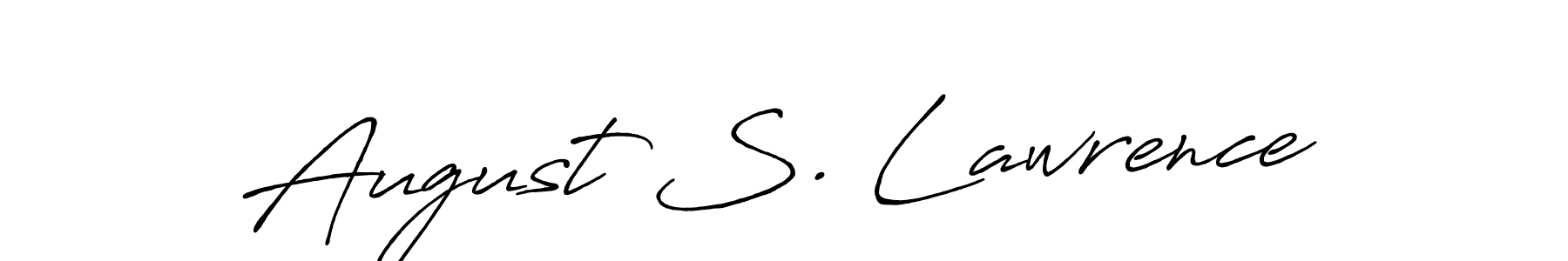 It looks lik you need a new signature style for name August S. Lawrence. Design unique handwritten (Antro_Vectra_Bolder) signature with our free signature maker in just a few clicks. August S. Lawrence signature style 7 images and pictures png