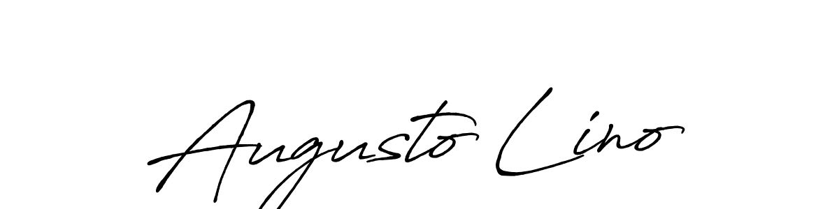 How to make Augusto Lino signature? Antro_Vectra_Bolder is a professional autograph style. Create handwritten signature for Augusto Lino name. Augusto Lino signature style 7 images and pictures png