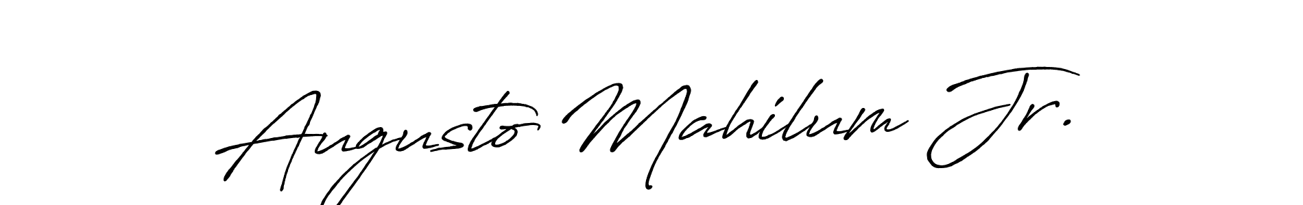 Make a beautiful signature design for name Augusto Mahilum Jr.. Use this online signature maker to create a handwritten signature for free. Augusto Mahilum Jr. signature style 7 images and pictures png