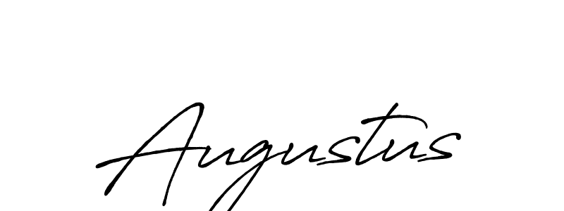 Design your own signature with our free online signature maker. With this signature software, you can create a handwritten (Antro_Vectra_Bolder) signature for name Augustus. Augustus signature style 7 images and pictures png
