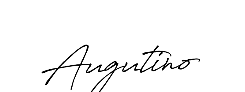 Also we have Augutino name is the best signature style. Create professional handwritten signature collection using Antro_Vectra_Bolder autograph style. Augutino signature style 7 images and pictures png