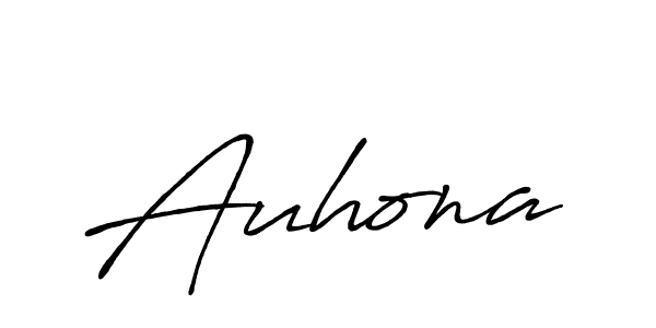 Once you've used our free online signature maker to create your best signature Antro_Vectra_Bolder style, it's time to enjoy all of the benefits that Auhona name signing documents. Auhona signature style 7 images and pictures png