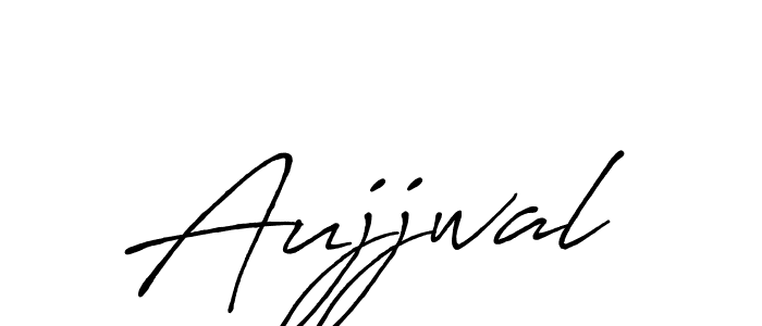Use a signature maker to create a handwritten signature online. With this signature software, you can design (Antro_Vectra_Bolder) your own signature for name Aujjwal. Aujjwal signature style 7 images and pictures png