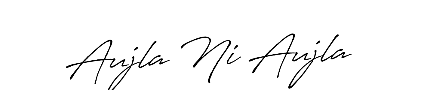 if you are searching for the best signature style for your name Aujla Ni Aujla. so please give up your signature search. here we have designed multiple signature styles  using Antro_Vectra_Bolder. Aujla Ni Aujla signature style 7 images and pictures png