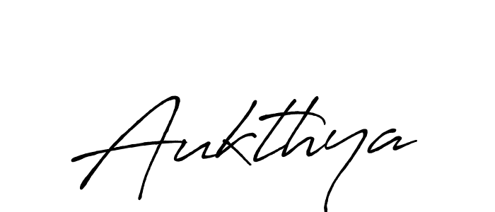 Create a beautiful signature design for name Aukthya. With this signature (Antro_Vectra_Bolder) fonts, you can make a handwritten signature for free. Aukthya signature style 7 images and pictures png