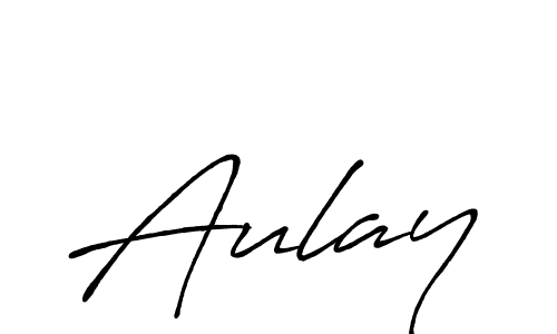 Aulay stylish signature style. Best Handwritten Sign (Antro_Vectra_Bolder) for my name. Handwritten Signature Collection Ideas for my name Aulay. Aulay signature style 7 images and pictures png