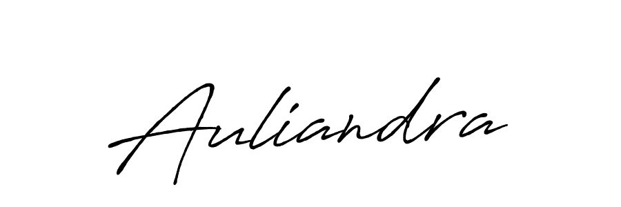 How to make Auliandra name signature. Use Antro_Vectra_Bolder style for creating short signs online. This is the latest handwritten sign. Auliandra signature style 7 images and pictures png