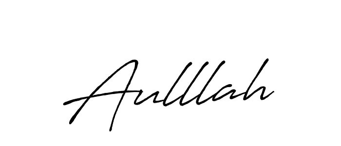 Make a beautiful signature design for name Aulllah. Use this online signature maker to create a handwritten signature for free. Aulllah signature style 7 images and pictures png