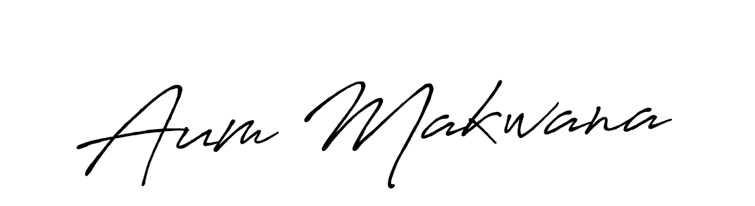 You should practise on your own different ways (Antro_Vectra_Bolder) to write your name (Aum Makwana) in signature. don't let someone else do it for you. Aum Makwana signature style 7 images and pictures png