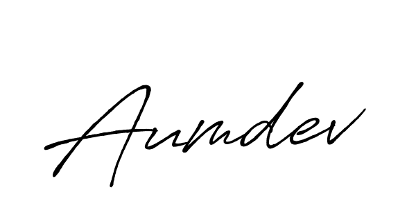 It looks lik you need a new signature style for name Aumdev. Design unique handwritten (Antro_Vectra_Bolder) signature with our free signature maker in just a few clicks. Aumdev signature style 7 images and pictures png