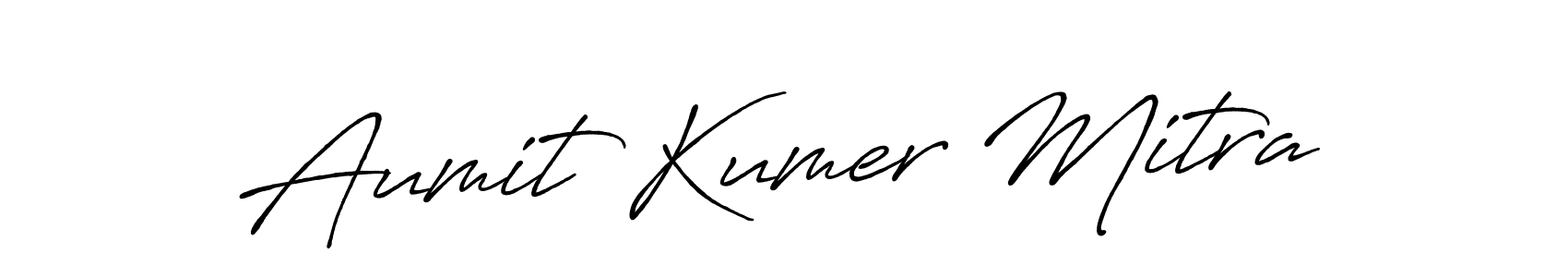 Once you've used our free online signature maker to create your best signature Antro_Vectra_Bolder style, it's time to enjoy all of the benefits that Aumit Kumer Mitra name signing documents. Aumit Kumer Mitra signature style 7 images and pictures png