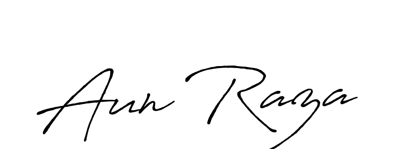 How to make Aun Raza signature? Antro_Vectra_Bolder is a professional autograph style. Create handwritten signature for Aun Raza name. Aun Raza signature style 7 images and pictures png