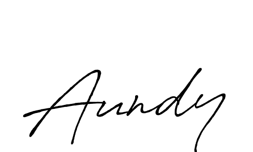 It looks lik you need a new signature style for name Aundy. Design unique handwritten (Antro_Vectra_Bolder) signature with our free signature maker in just a few clicks. Aundy signature style 7 images and pictures png