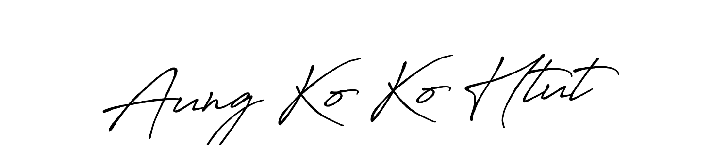 Similarly Antro_Vectra_Bolder is the best handwritten signature design. Signature creator online .You can use it as an online autograph creator for name Aung Ko Ko Htut. Aung Ko Ko Htut signature style 7 images and pictures png