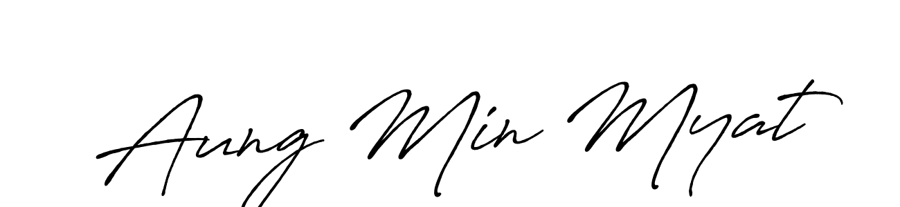 You should practise on your own different ways (Antro_Vectra_Bolder) to write your name (Aung Min Myat) in signature. don't let someone else do it for you. Aung Min Myat signature style 7 images and pictures png