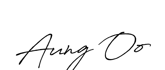 The best way (Antro_Vectra_Bolder) to make a short signature is to pick only two or three words in your name. The name Aung Oo include a total of six letters. For converting this name. Aung Oo signature style 7 images and pictures png