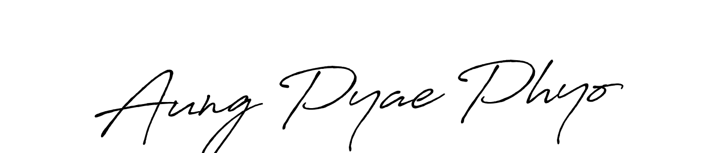 How to make Aung Pyae Phyo signature? Antro_Vectra_Bolder is a professional autograph style. Create handwritten signature for Aung Pyae Phyo name. Aung Pyae Phyo signature style 7 images and pictures png