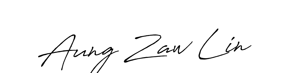 It looks lik you need a new signature style for name Aung Zaw Lin. Design unique handwritten (Antro_Vectra_Bolder) signature with our free signature maker in just a few clicks. Aung Zaw Lin signature style 7 images and pictures png