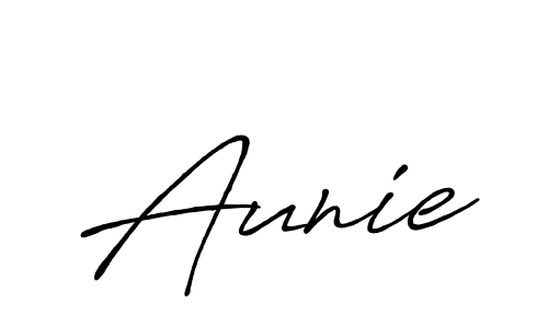 Here are the top 10 professional signature styles for the name Aunie. These are the best autograph styles you can use for your name. Aunie signature style 7 images and pictures png