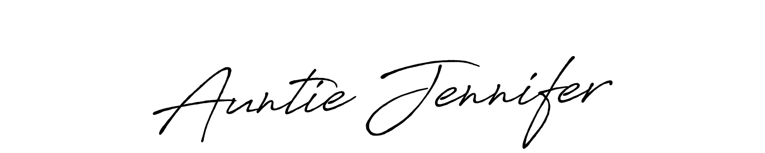 Also You can easily find your signature by using the search form. We will create Auntie Jennifer name handwritten signature images for you free of cost using Antro_Vectra_Bolder sign style. Auntie Jennifer signature style 7 images and pictures png