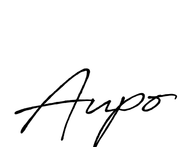 Best and Professional Signature Style for Aupo. Antro_Vectra_Bolder Best Signature Style Collection. Aupo signature style 7 images and pictures png