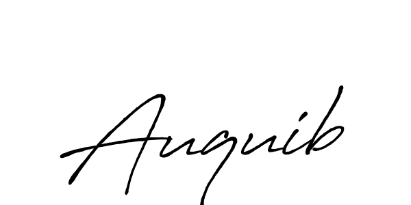 Auquib stylish signature style. Best Handwritten Sign (Antro_Vectra_Bolder) for my name. Handwritten Signature Collection Ideas for my name Auquib. Auquib signature style 7 images and pictures png