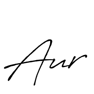 Create a beautiful signature design for name Aur. With this signature (Antro_Vectra_Bolder) fonts, you can make a handwritten signature for free. Aur signature style 7 images and pictures png
