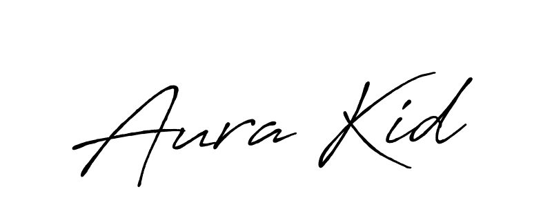 Also we have Aura Kid name is the best signature style. Create professional handwritten signature collection using Antro_Vectra_Bolder autograph style. Aura Kid signature style 7 images and pictures png