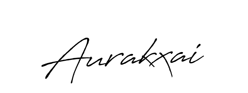 Design your own signature with our free online signature maker. With this signature software, you can create a handwritten (Antro_Vectra_Bolder) signature for name Aurakxai. Aurakxai signature style 7 images and pictures png