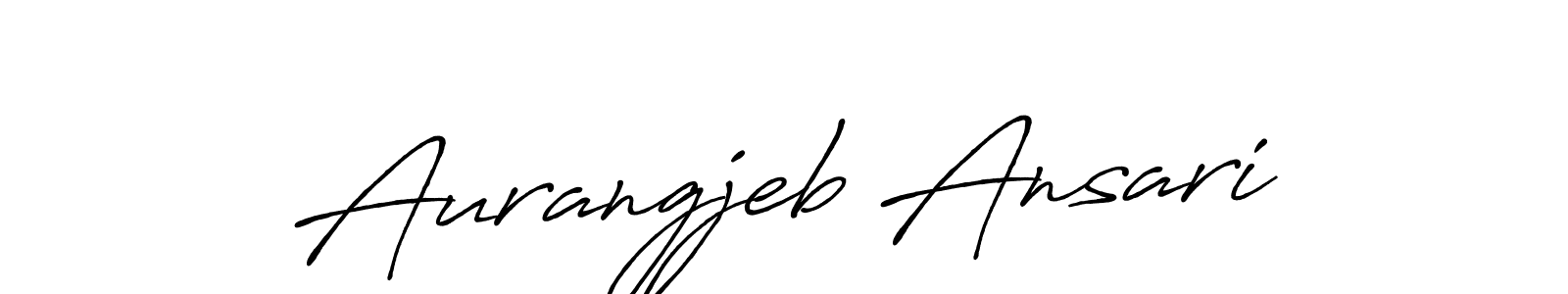 How to make Aurangjeb Ansari signature? Antro_Vectra_Bolder is a professional autograph style. Create handwritten signature for Aurangjeb Ansari name. Aurangjeb Ansari signature style 7 images and pictures png