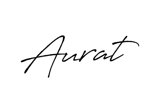 Design your own signature with our free online signature maker. With this signature software, you can create a handwritten (Antro_Vectra_Bolder) signature for name Aurat. Aurat signature style 7 images and pictures png