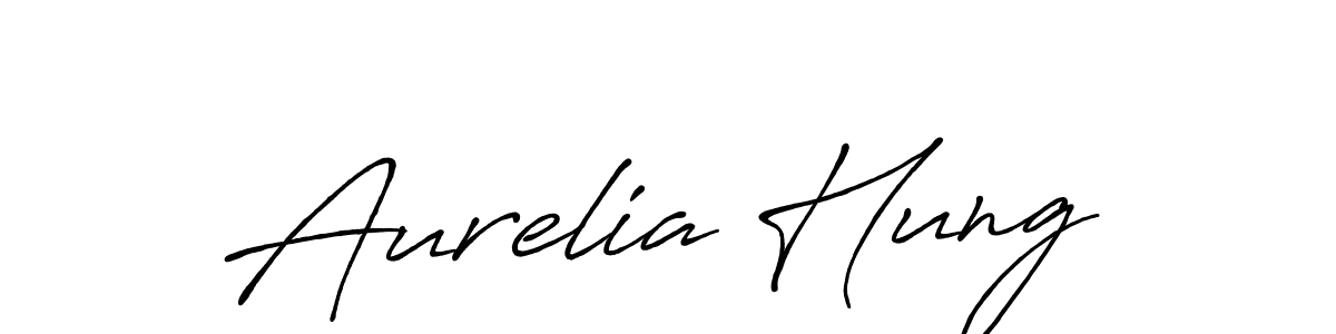 Also we have Aurelia Hung name is the best signature style. Create professional handwritten signature collection using Antro_Vectra_Bolder autograph style. Aurelia Hung signature style 7 images and pictures png