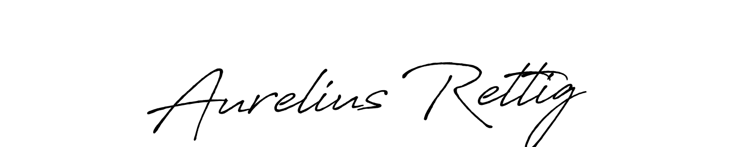 Design your own signature with our free online signature maker. With this signature software, you can create a handwritten (Antro_Vectra_Bolder) signature for name Aurelius Rettig. Aurelius Rettig signature style 7 images and pictures png
