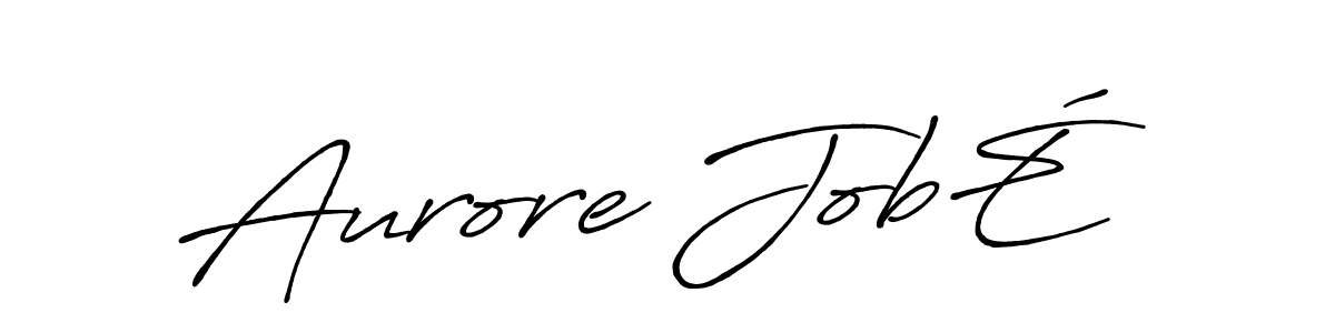 Make a beautiful signature design for name Aurore JobÉ. With this signature (Antro_Vectra_Bolder) style, you can create a handwritten signature for free. Aurore JobÉ signature style 7 images and pictures png