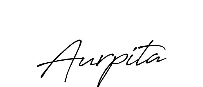 It looks lik you need a new signature style for name Aurpita. Design unique handwritten (Antro_Vectra_Bolder) signature with our free signature maker in just a few clicks. Aurpita signature style 7 images and pictures png