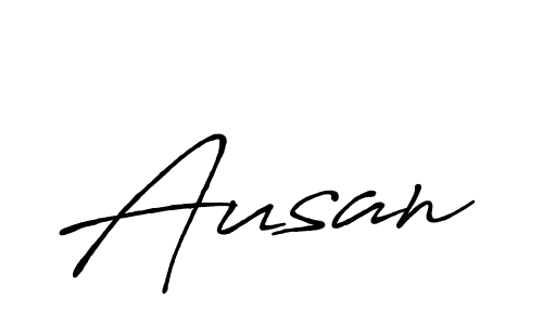 Make a beautiful signature design for name Ausan. Use this online signature maker to create a handwritten signature for free. Ausan signature style 7 images and pictures png