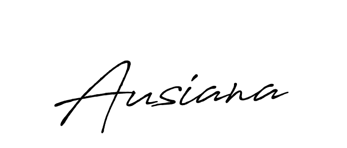 Similarly Antro_Vectra_Bolder is the best handwritten signature design. Signature creator online .You can use it as an online autograph creator for name Ausiana. Ausiana signature style 7 images and pictures png