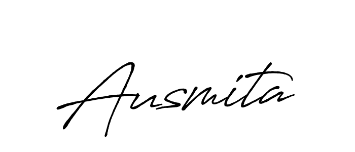 Also You can easily find your signature by using the search form. We will create Ausmita name handwritten signature images for you free of cost using Antro_Vectra_Bolder sign style. Ausmita signature style 7 images and pictures png