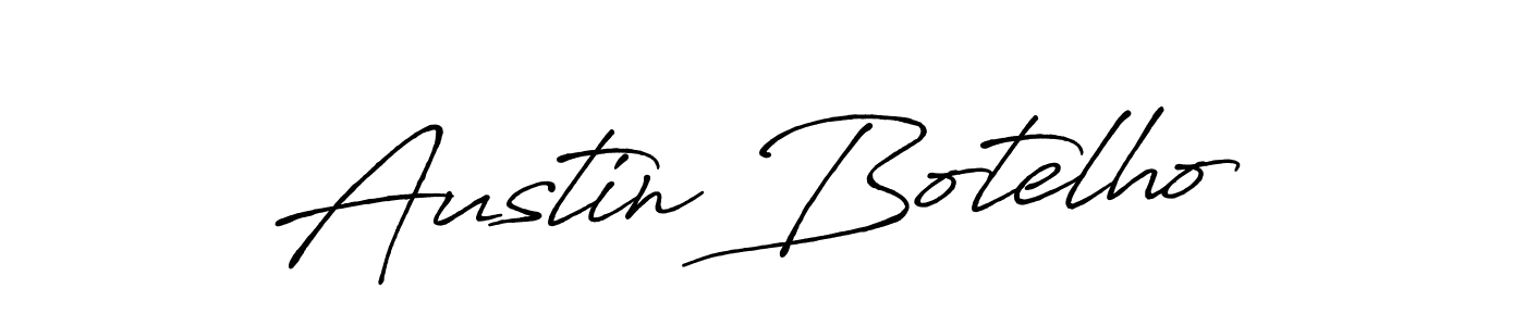 You should practise on your own different ways (Antro_Vectra_Bolder) to write your name (Austin Botelho) in signature. don't let someone else do it for you. Austin Botelho signature style 7 images and pictures png
