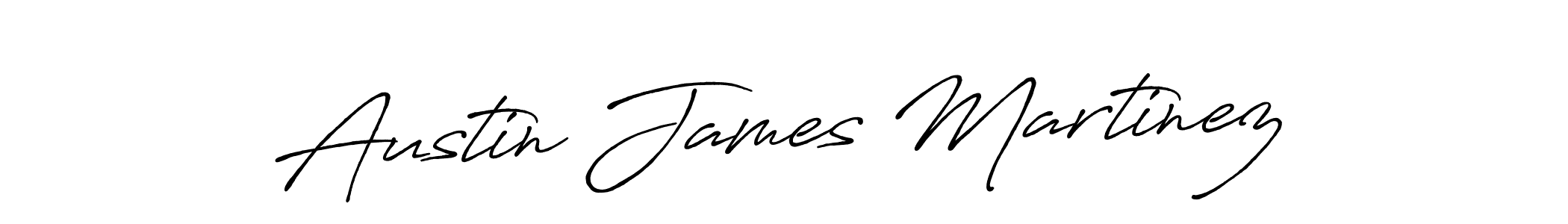 Austin James Martinez stylish signature style. Best Handwritten Sign (Antro_Vectra_Bolder) for my name. Handwritten Signature Collection Ideas for my name Austin James Martinez. Austin James Martinez signature style 7 images and pictures png
