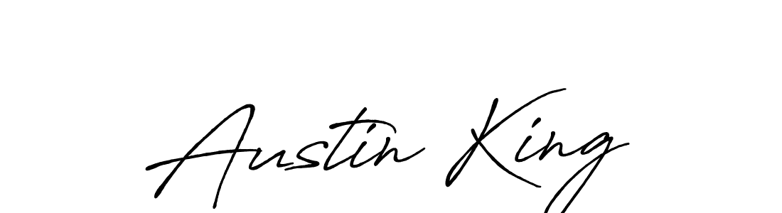 Also we have Austin King name is the best signature style. Create professional handwritten signature collection using Antro_Vectra_Bolder autograph style. Austin King signature style 7 images and pictures png
